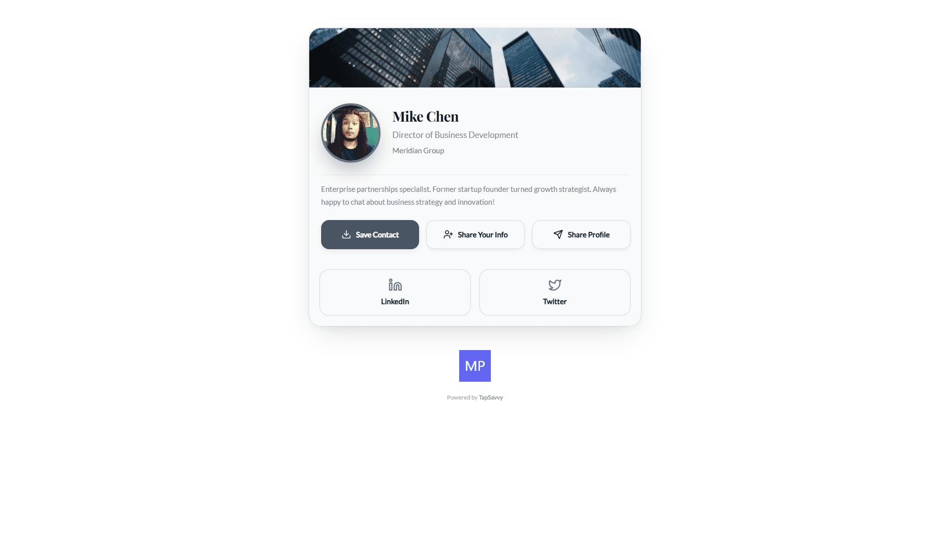 TapSavvy healthcare professional profile showing credentials, certifications, and appointment booking